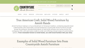 True American Craft: Solid Wood Furniture by Amish Hands - solid wood furniture factory