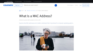 What Is a MAC Address? - Coursera - mac address by manufacturer