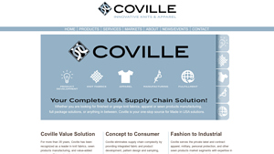 Innovative knit fabrics and apparel manufacturing at Coville - fabric product manufacturer