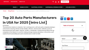 Top 20 Auto Parts Manufacturers in USA for 2025 [Intro List] - cowtotal - auto spare parts factory