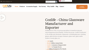 Cozlife - China Glassware Manufacturer and Exporter - glassware manufacturer