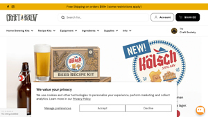 Craft a Brew: Homebrew Supplies - Brewing Supply - home brew supplies wholesale