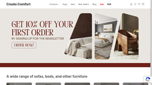 Home and Outdoor Furniture and Decor Create Comfort Store - comfort furniture company