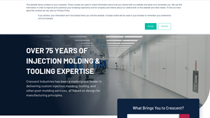 USA Plastic Injection Molder | Crescent Industries - plastic molding manufacturer