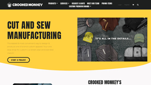CUT AND SEW MANUFACTURING - Crooked Monkey - cut and sew manufacturer