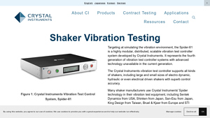 Shaker Vibration Testing - Crystal Instruments - shinken vibration test systems / shakers' manufacturer