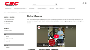 Buy A Motorcycle - Electric & Scooters - CSC Motorcycles - electric two wheeler company