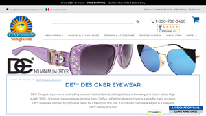 DE™ Designer Eyewear - CTS Wholesale Sunglasses - designer sunglasses bulk