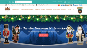 Shop for Authentic German Cuckoo Clock - Cuckoo Forest - cucoo clocks direct from manufacturer germany