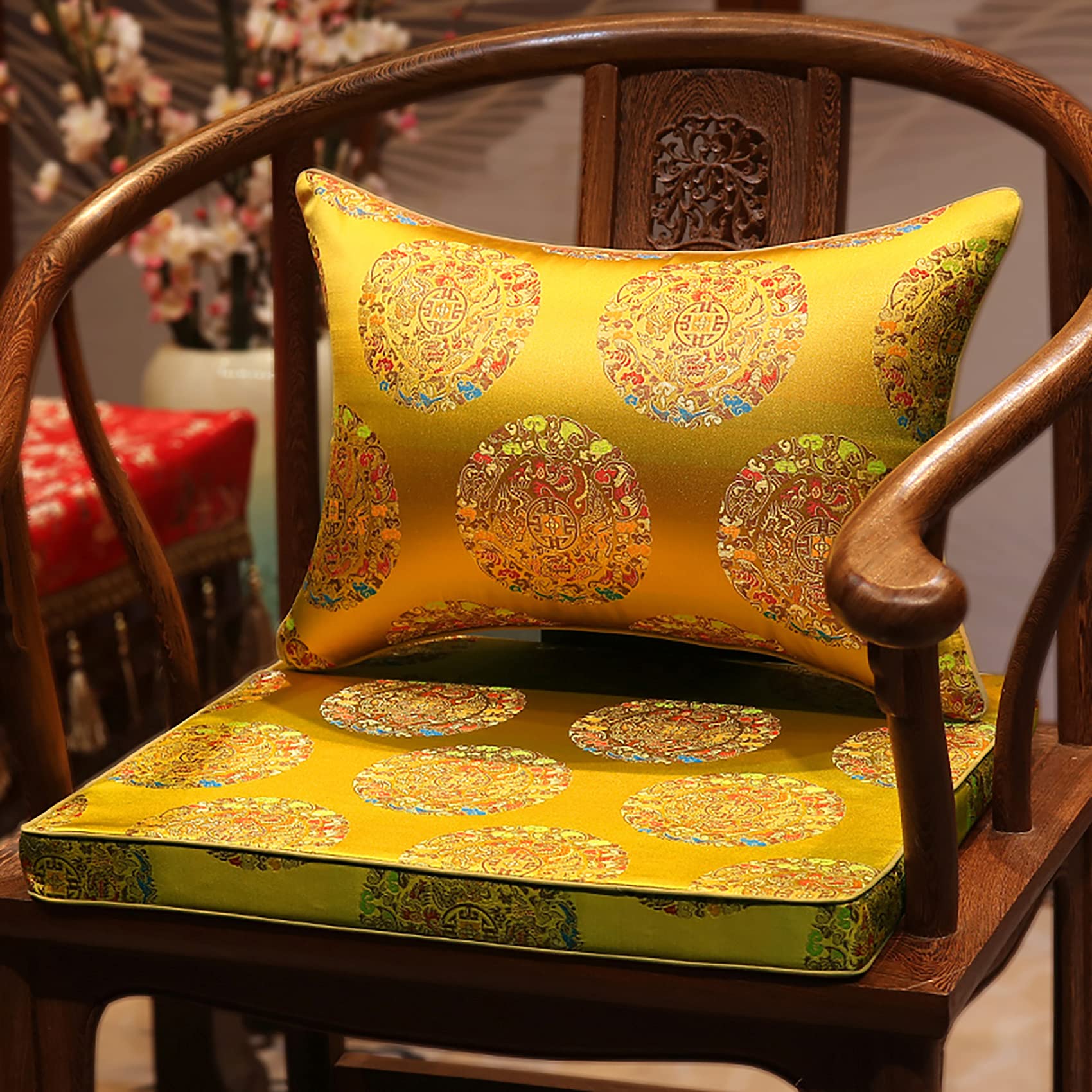 A relevant stock photo of cushion china in a typical setting.