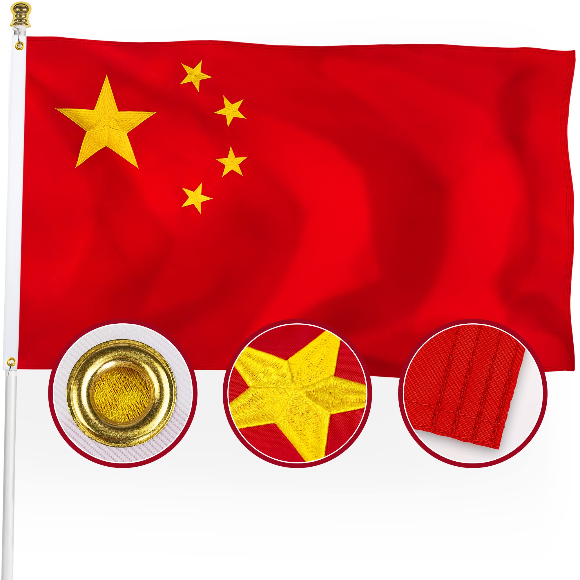 A relevant stock photo of custom flags china in a typical setting.