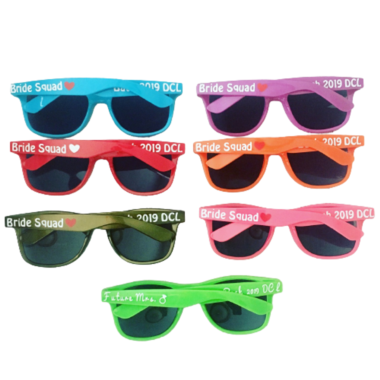 A relevant stock photo of custom sunglasses bulk in a typical setting.
