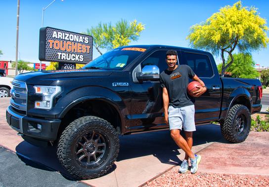 A relevant stock photo of custom truck dealer in a typical setting.