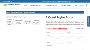 2 Quart Mylar Bags Wholesale | Custom Boxes Lane - mylar bags bulk