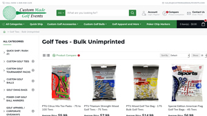 Golf Tees - Bulk Unimprinted - Custom Made Golf Events - golf tees bulk