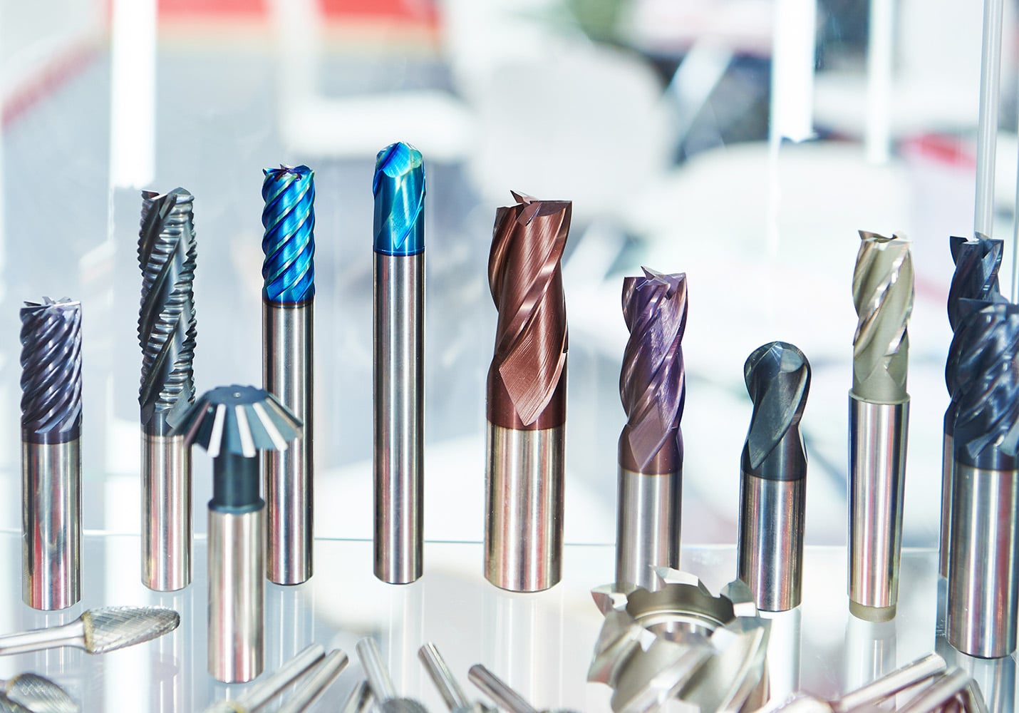 A relevant stock photo of cutting tools supplier in a typical setting.