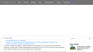Future Electric Car Companies - Cyberswitching - all electric cars company