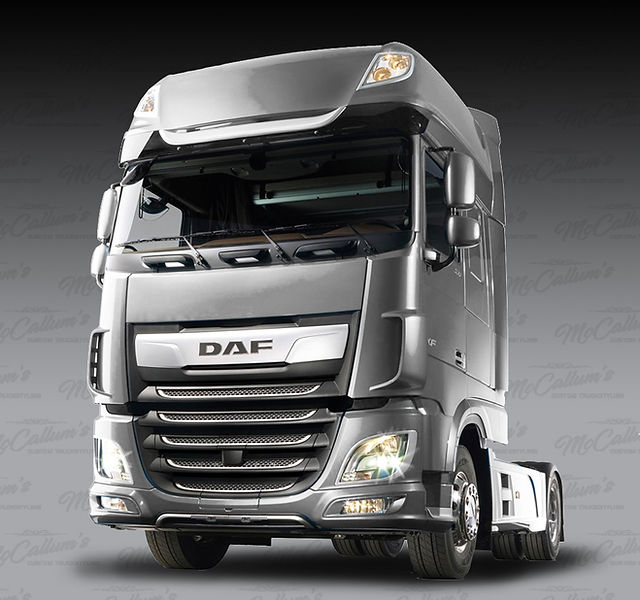 A relevant stock photo of daf xf custom in a typical setting.