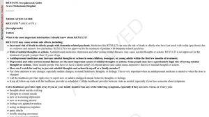 These highlights do not include all the information needed to use ... - rexulti manufacturer