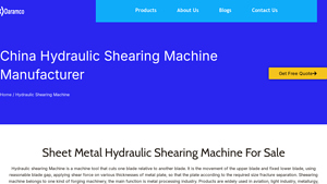 China Hydraulic Shearing Machine Manufacturer - Daramco - shearing machine company