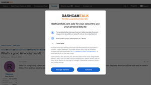 What's a good American brand? - DashCamTalk - best dashcam company