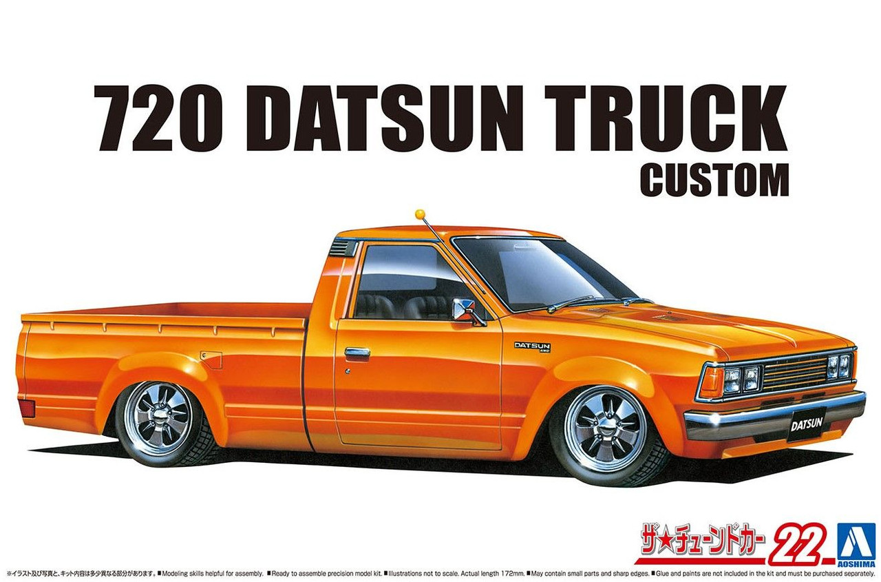 A relevant stock photo of datsun truck custom in a typical setting.
