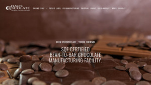 Davis Chocolate Premium Chocolate Manufacturing | Organic Vegan - chocolate manufacturer