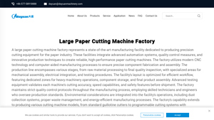 Industrial Paper Cutting Machine Factory: Advanced Manufacturing ... - paper cutting machine factory
