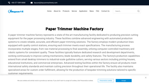 Paper Trimmer Machine Factory - paper trimmer factory