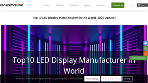 Top 10 LED Display Manufacturers in the World (2025 Update) - display manufacturer