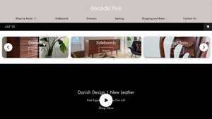 Decade Five | Mid Century Modern Furniture and Decor - retro furniture company