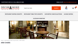 Restaurant Arm Chairs Wholesale - Decor More Hospitality - restaurant chairs bulk