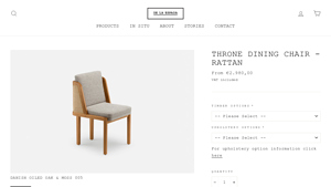 THRONE DINING CHAIR - RATTAN - De La Espada - throne chair factory