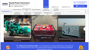 Dazzle Power Generators, Mumbai - Manufacturer of Cummins DG ... - dg set company