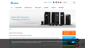 Uninterruptible Power Supply (UPS) Solutions - DELTA - ups systems manufacturer