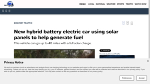 New hybrid battery electric car using solar panels to help generate fuel - aptera car company
