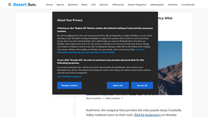 SunPower declares bankruptcy: What this means for valley ... - sunpower solar company