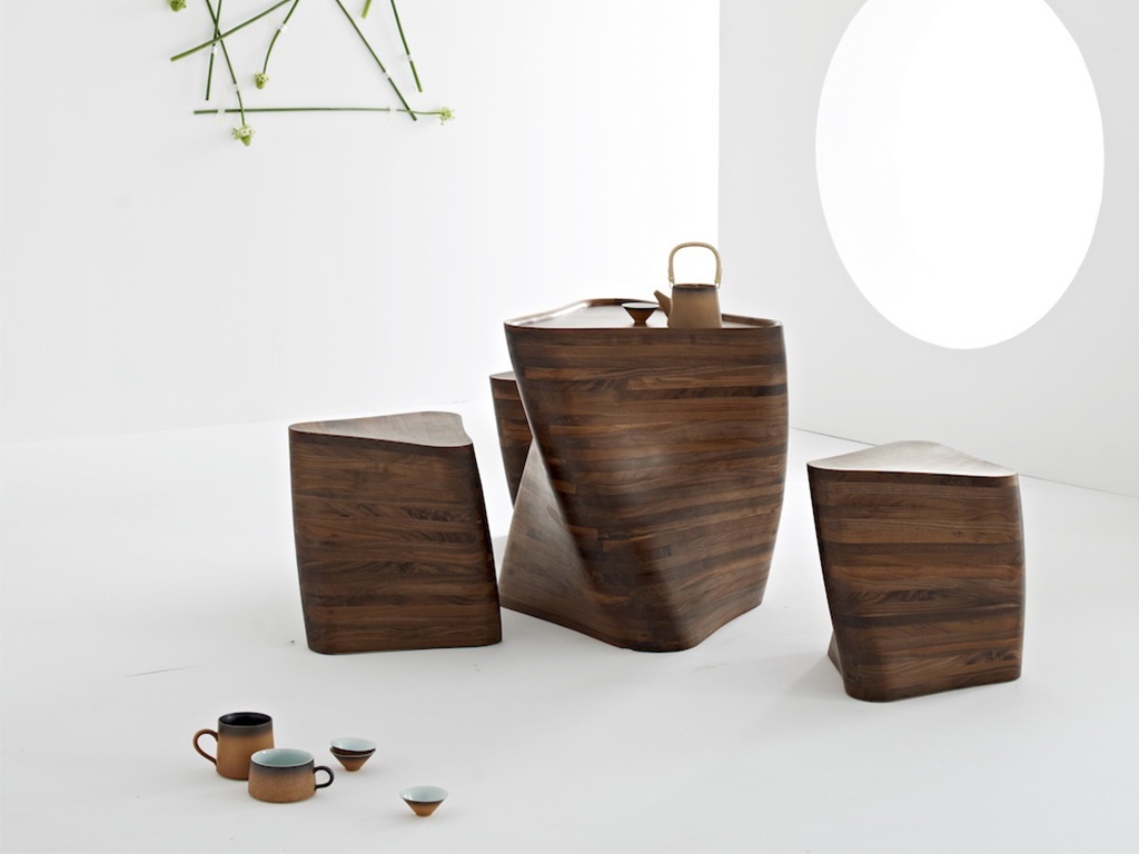 A relevant stock photo of designer furniture china in a typical setting.