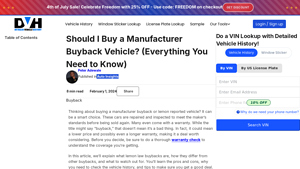 Manufacturer Buyback Cars: Should You Buy One? - manufacturer buyback title