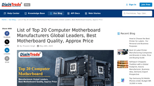 List of Top 20 Computer Motherboard Manufacturers Global Leaders, Best ... - best motherboard manufacturer