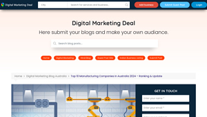 Top 10 Manufacturing Companies in Australia 2024 - Ranking & Update - australia manufacturer