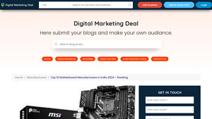 Top 10 Motherboard manufacturers in India 2024 - Ranking - best motherboard manufacturer
