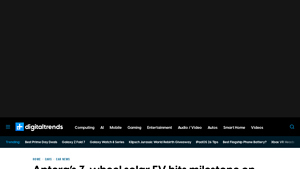 Aptera's 3-wheel solar EV heads to 2025 commercialization - aptera car company