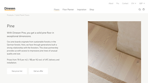 Pine floor - Explore Dinesen pine floorboards - pine flooring company