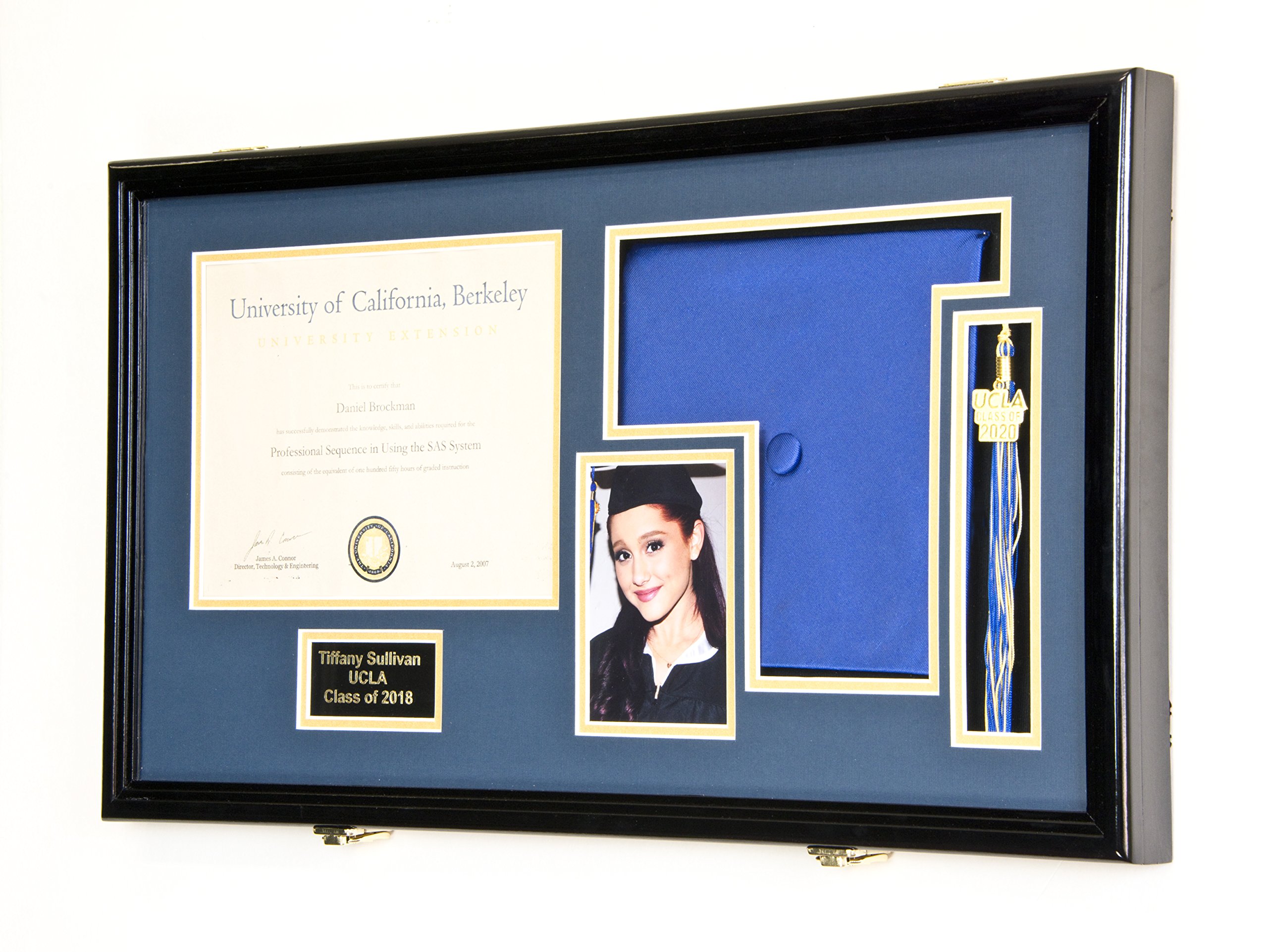 A relevant stock photo of diploma frames custom in a typical setting.