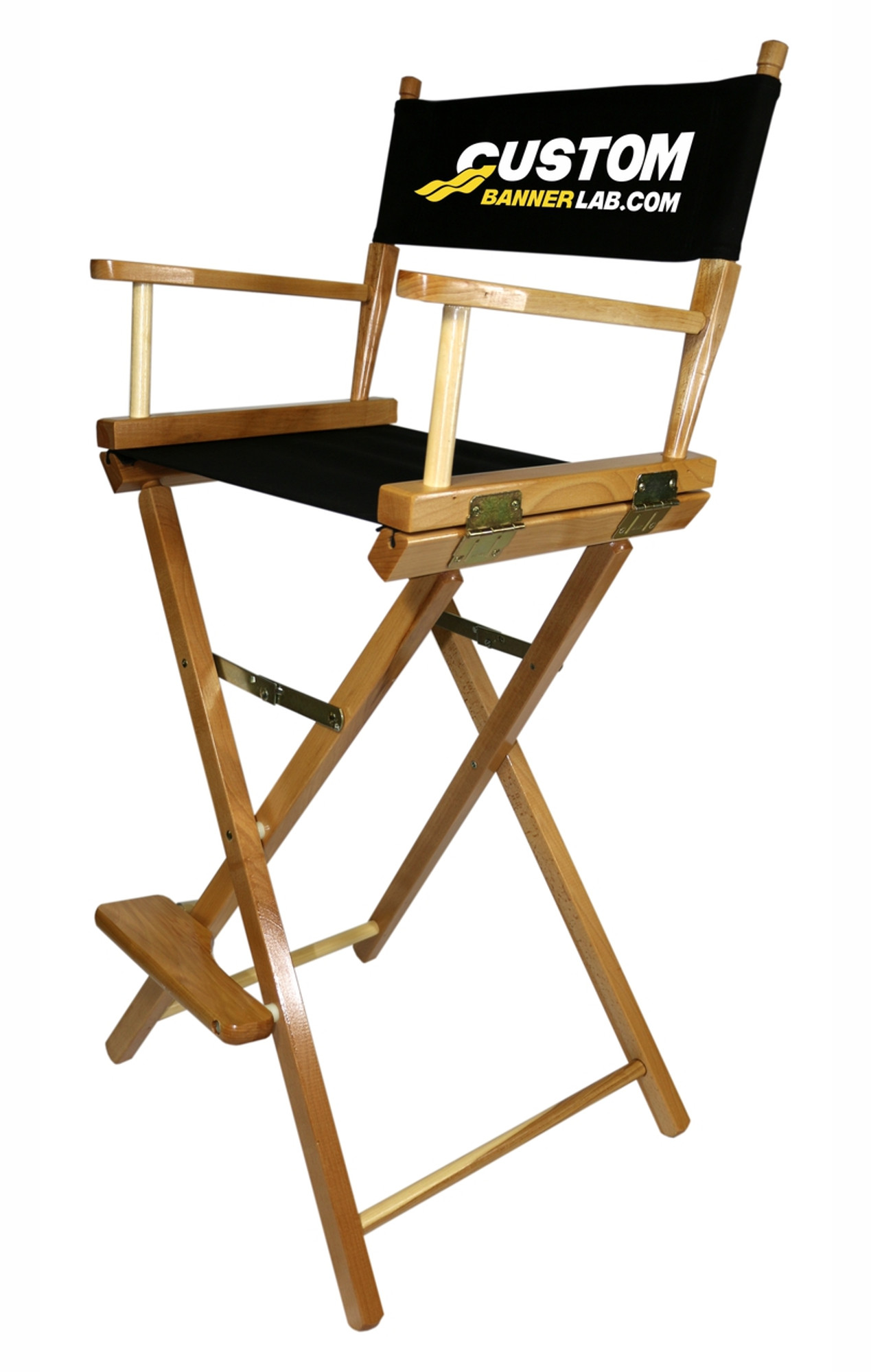 A relevant stock photo of director chairs custom in a typical setting.
