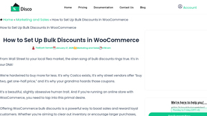 How to Set Up WooCommerce Bulk Discounts To Boost Sales - bulk discounting by manufacturer woocommerce