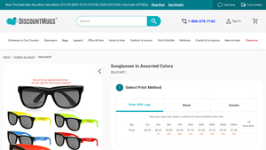Sunglasses in Assorted Colors | SGL01AST - Discountmugs - orange sunglasses bulk