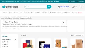 Custom Sticky Notes & Pads | DiscountMugs - personalized sticky notes bulk