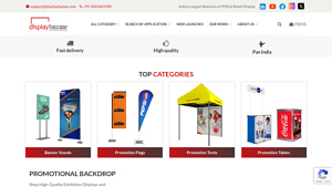 Custom POS & Visual Displays Manufacturer & Suppliers in India - display manufacturer